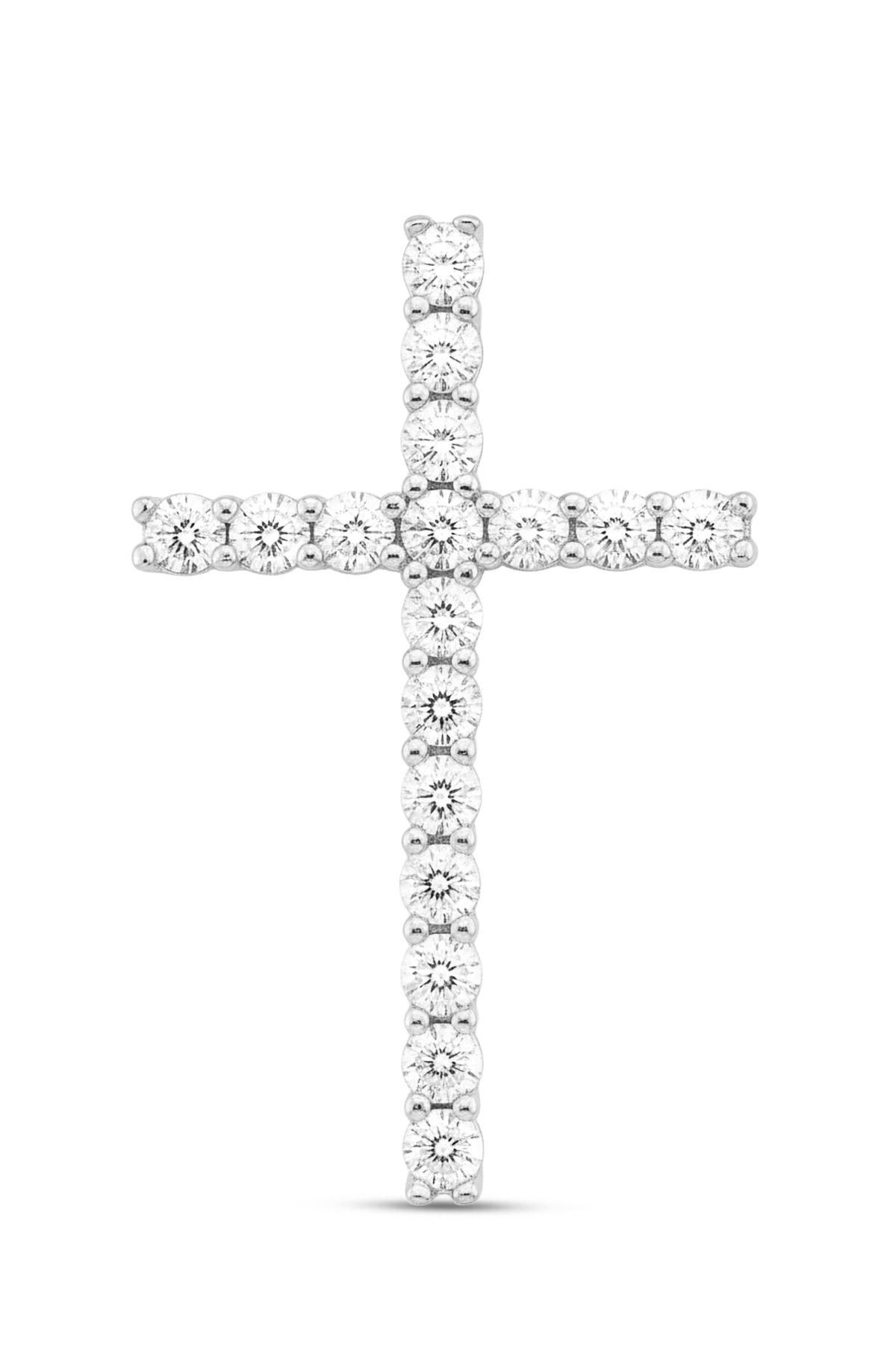 Cross Pendant | Full Zirconia Inlaid 925 Sterling Silver Pendant